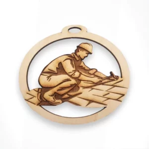 Roofer Ornament | Personalized