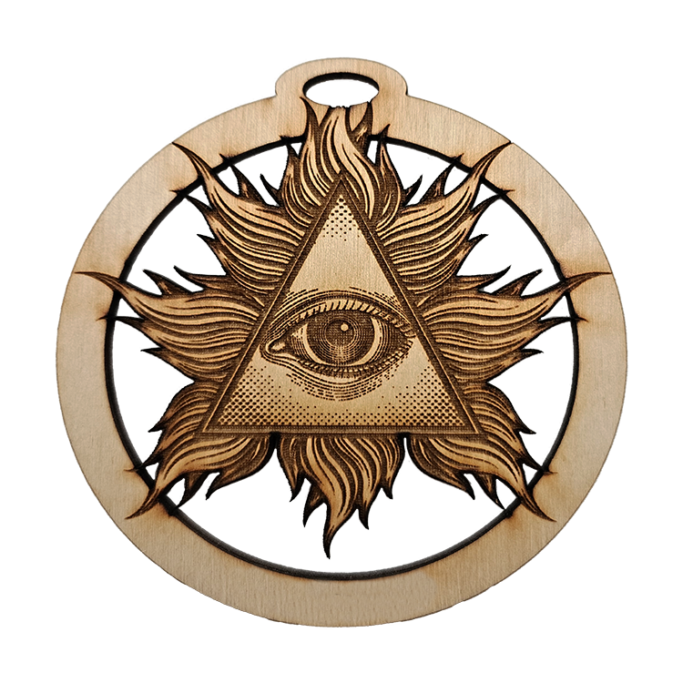 Personalized All Seeing Eye Ornament