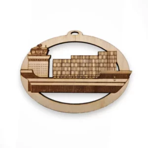Cargo Ship Ornament | Personalized