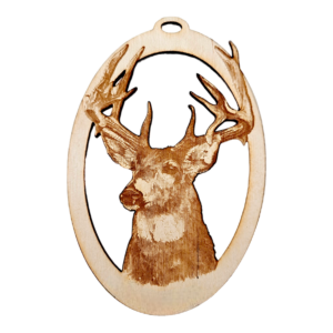 Mule Deer Ornament Personalized