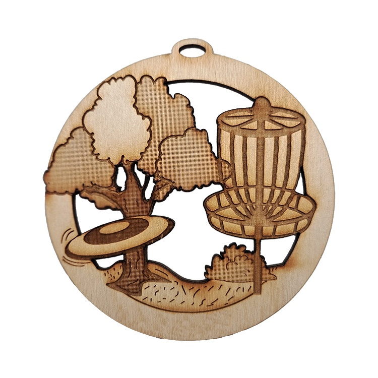 Personalized Disc Golf Ornament