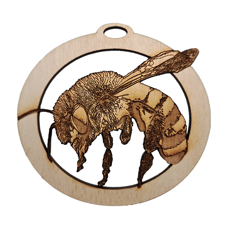 Personalized Honey Bee Ornament