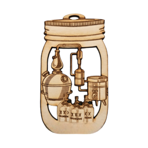 Mason Jar Moonshine Ornament
