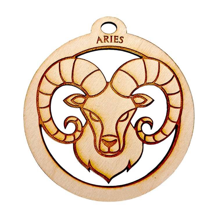 Aries Zodiac Ornament Personalized
