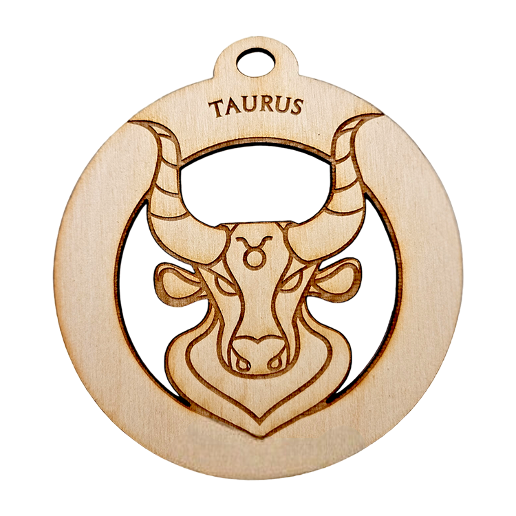 Taurus Zodiac Ornament Personalized