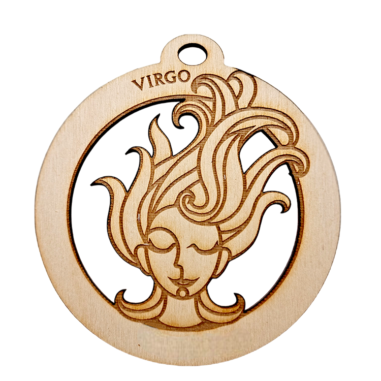 Virgo Zodiac Ornament Personalized