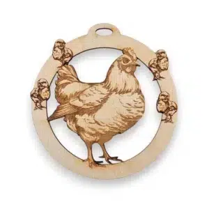 Chicken Ornament | Personalized